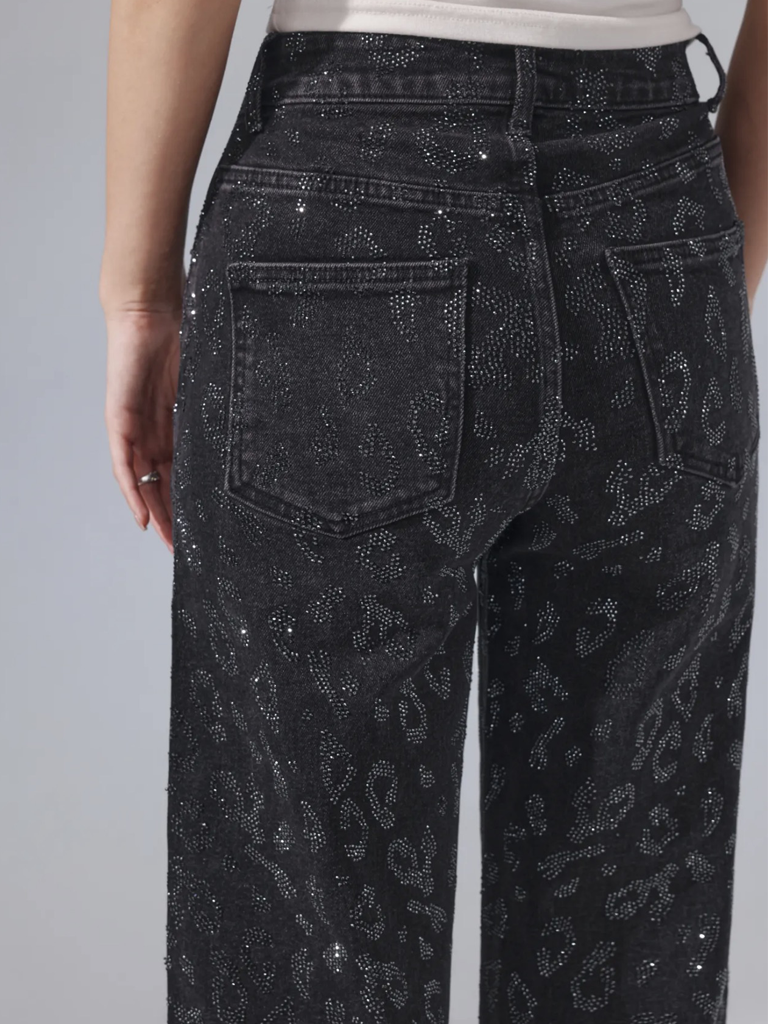 The Liza Leopard Jean