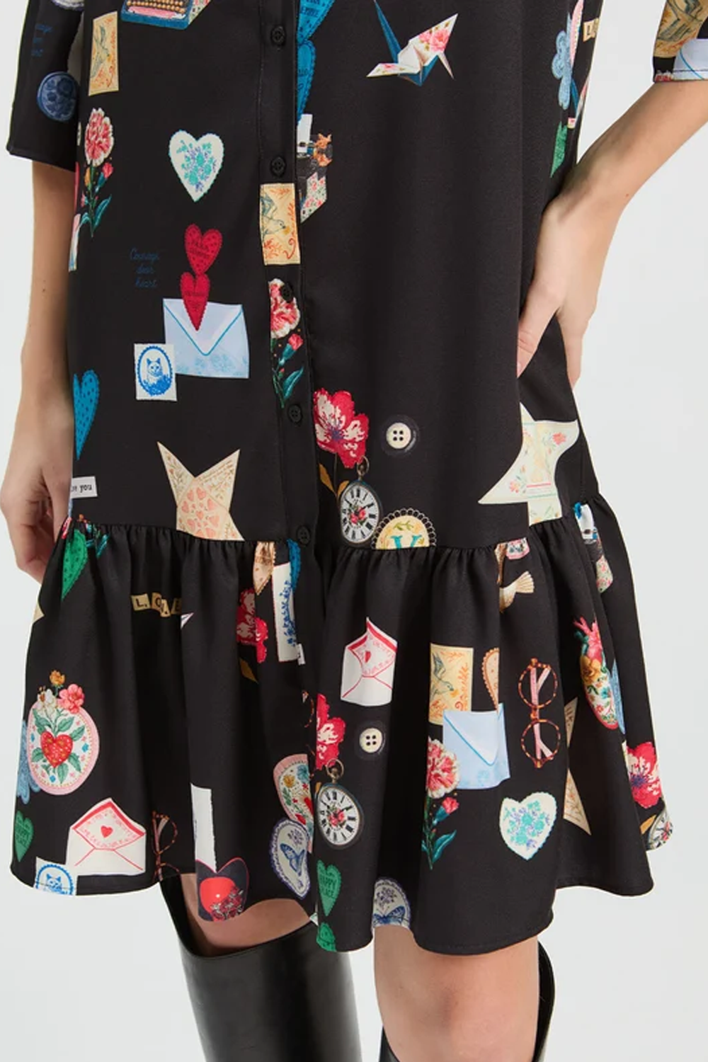 The Love Letter Shirt Dress