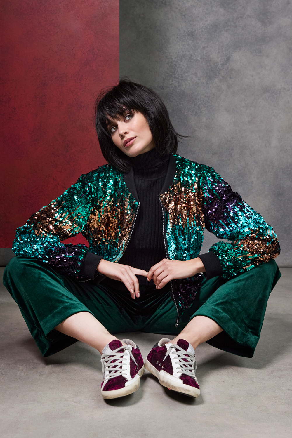 Florence Green Velvet Trs