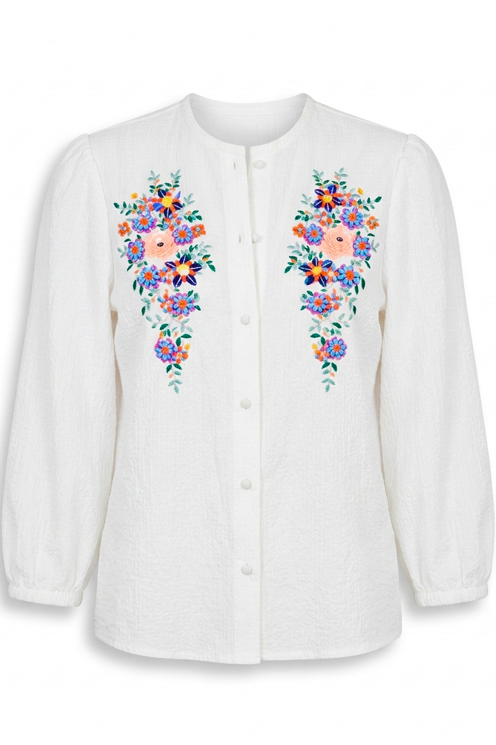 The Marlene Top with Petal Beadwork