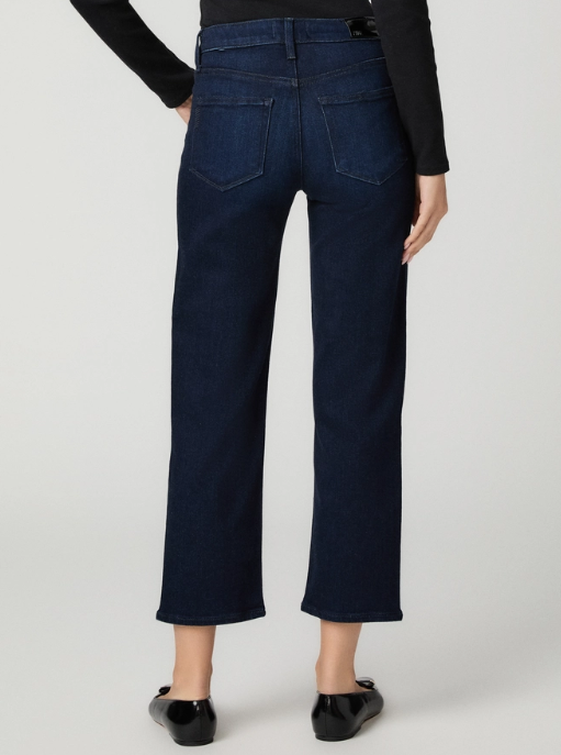 The Mason Reverse Seam Straight Ankle Denim