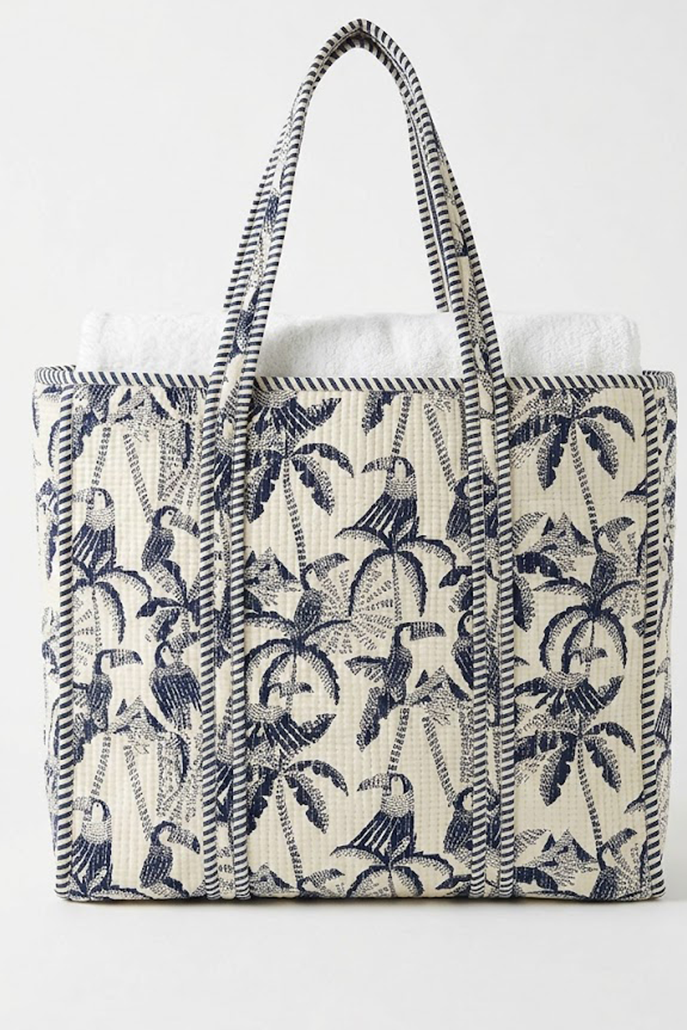 The Parrot Beach Tote