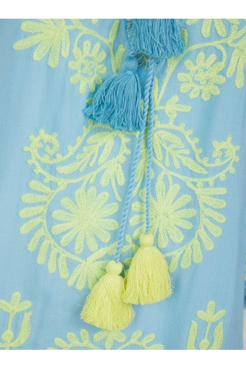 The Aggie Dress in Cornflower Blue - Pre Order Now