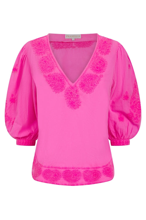 The Indigo Top in Neon Pink - Pre Order Now