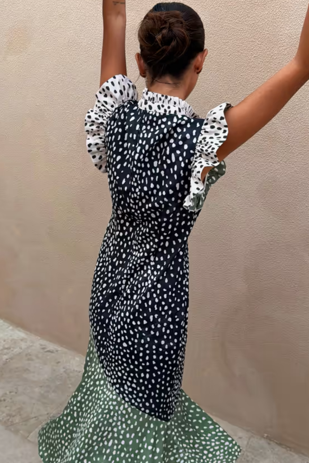 Mix Fawn Spot Remi Dress