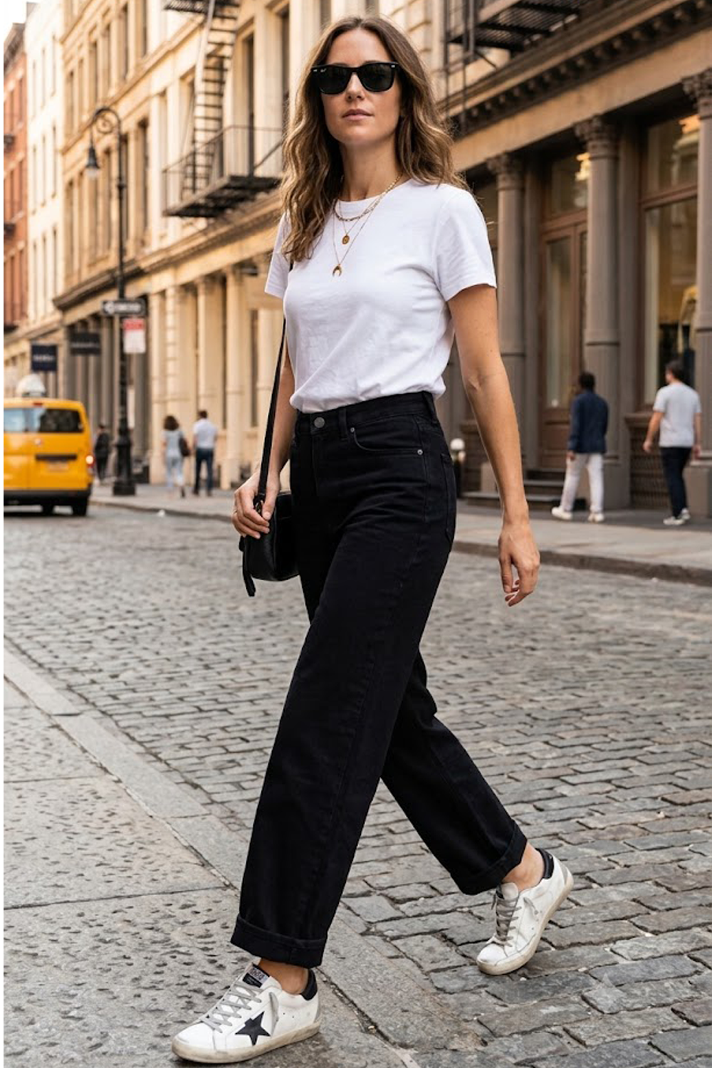 The Riva Black Straight Cut Denim Jean