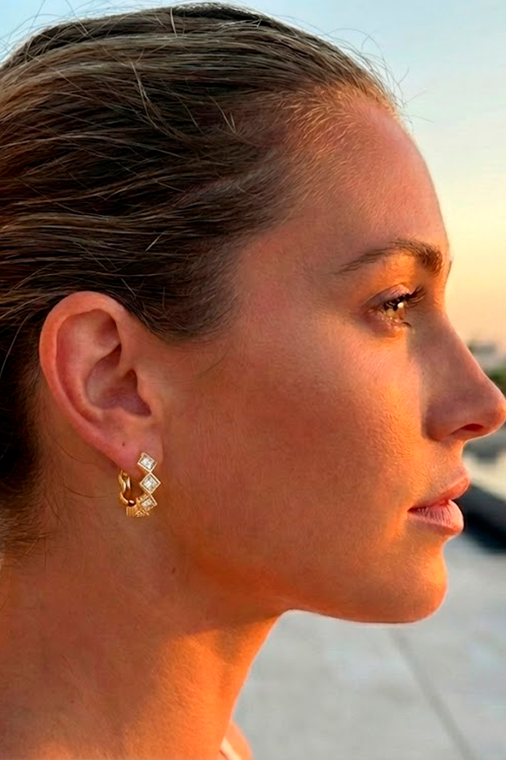 The Rubik's Cube Cuff Earring