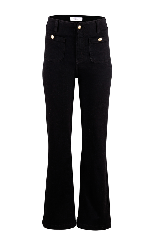 The Sam Jeans in Black Onyx by Sketch The Label