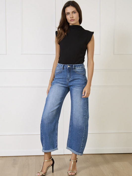 The Sarah Barrel Cut Jean
