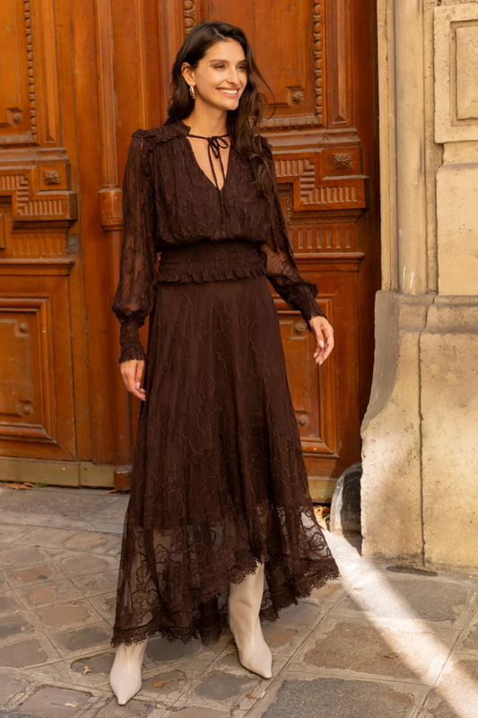 The Lace Satine Skirt