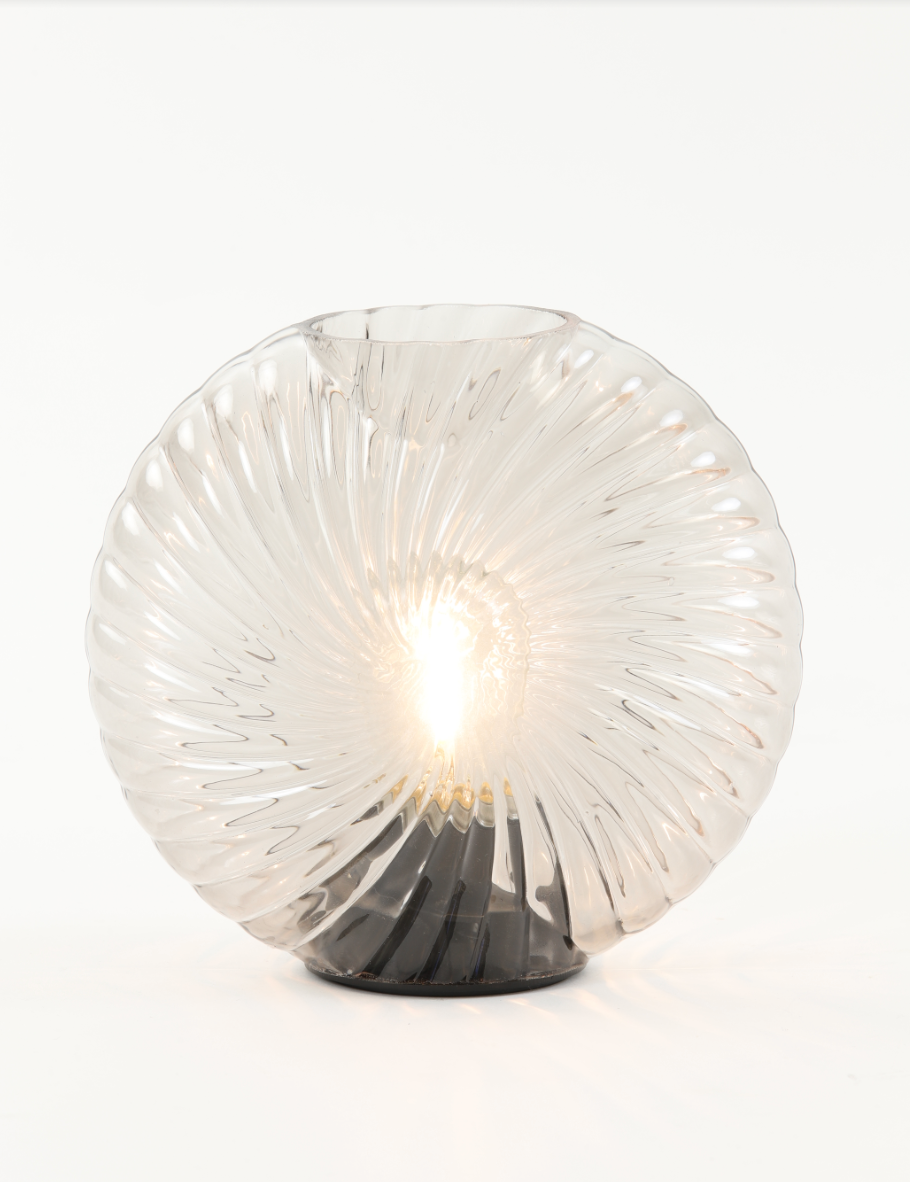 Shell Table LED Light in Sand