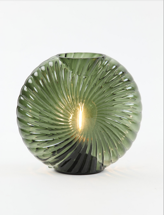 Shell Table LED Light in Green