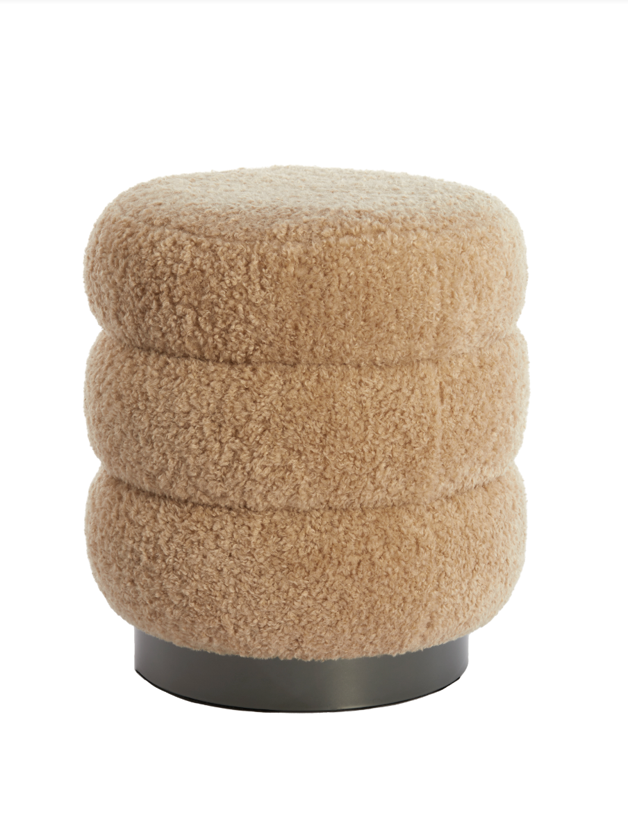 Jobbi Pouffe Stool Beige