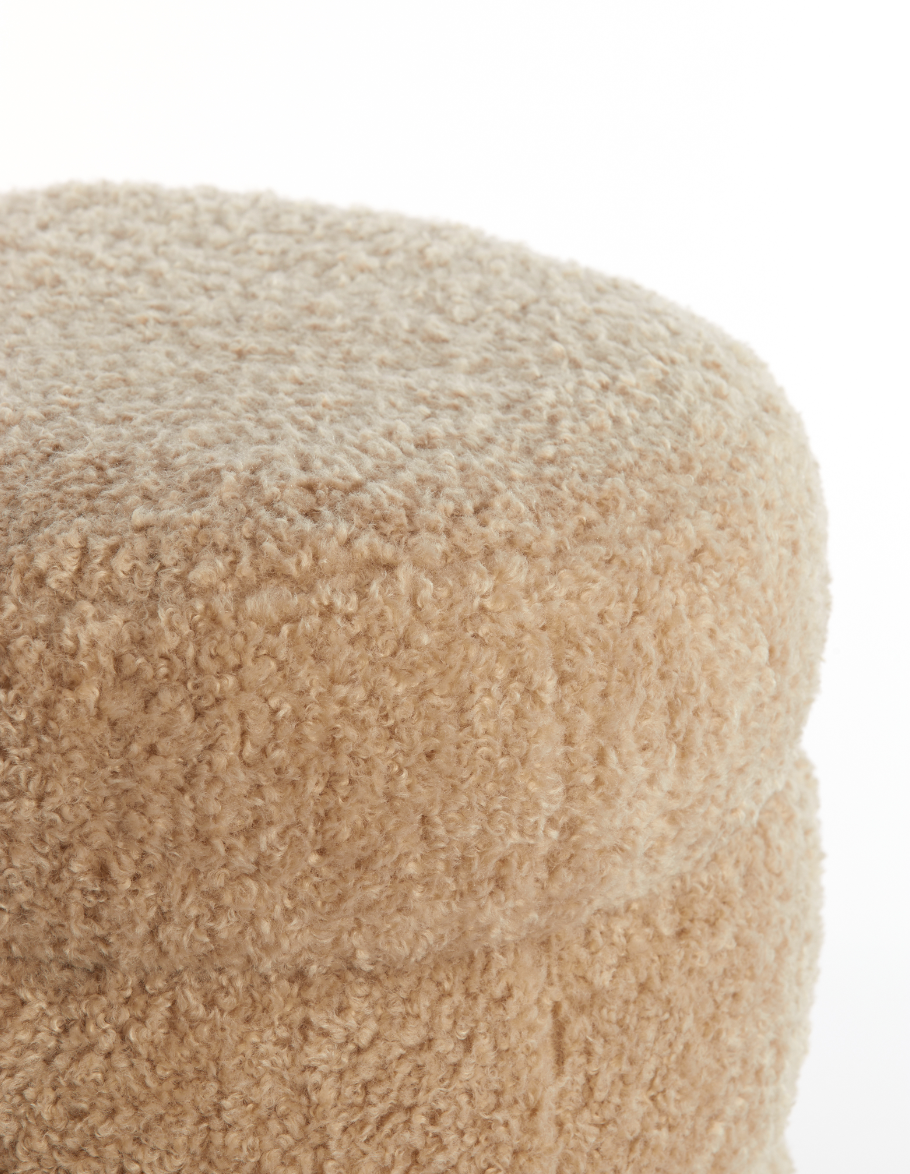 Jobbi Pouffe Stool Beige