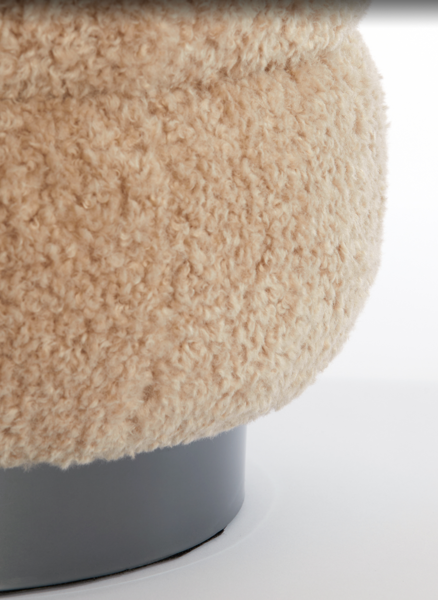 Jobbi Pouffe Stool Beige