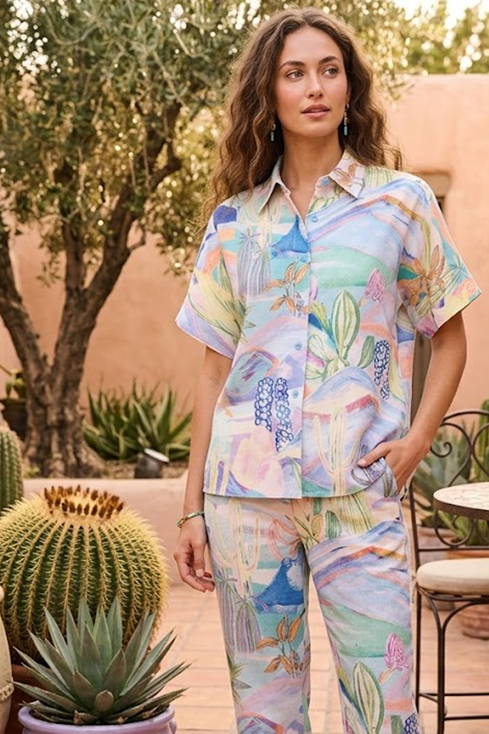 The Solil Yucca Print Shirt