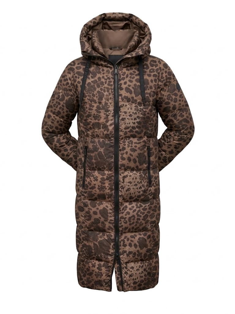 The Simone Leopard Duffle Coat