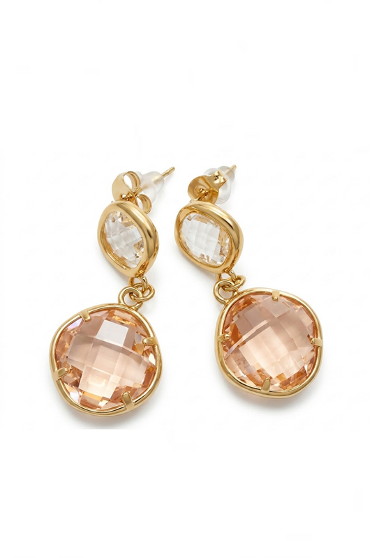 The Blush Duo Drop Earring