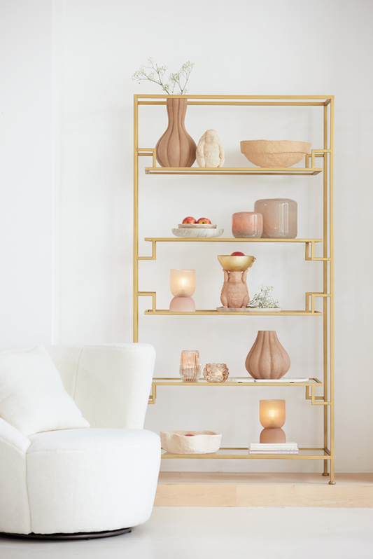 Sutera Cabinet in Gold