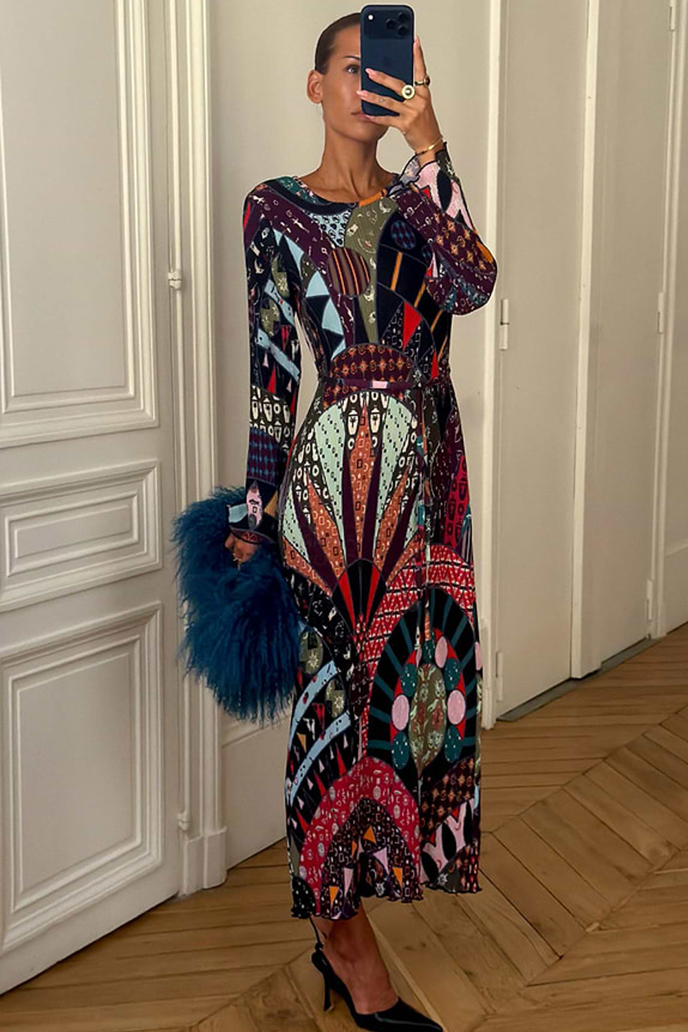 The Black Casablanca Gaia Dress