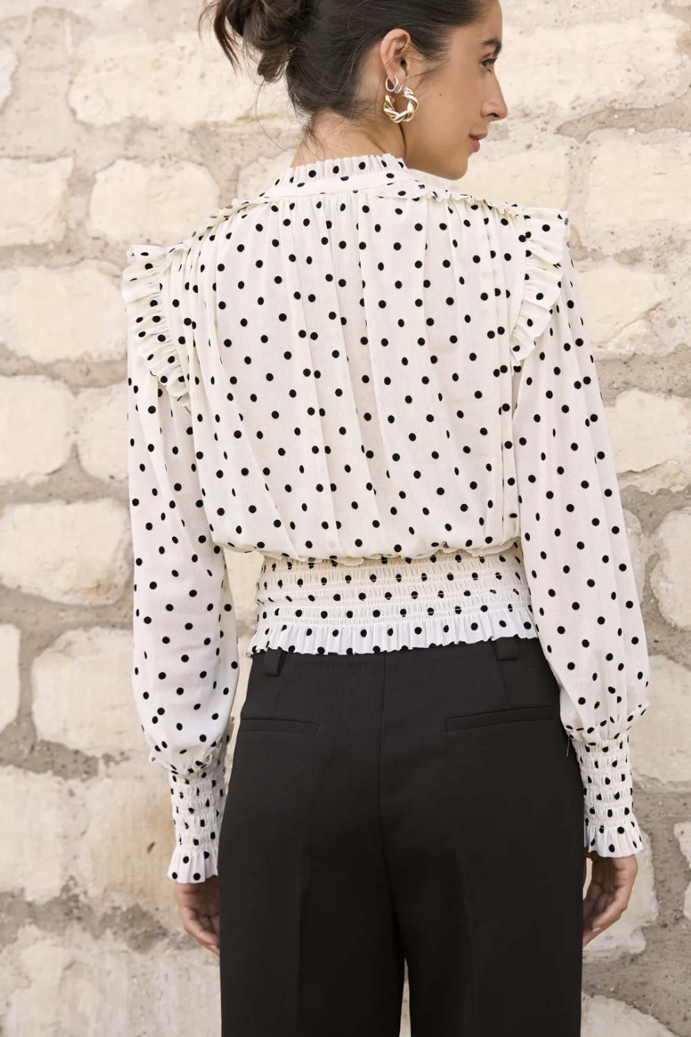 The Paulette Polkadot Shirt