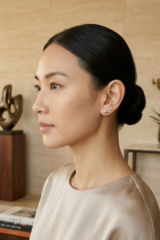 The Silver Knot Earrings