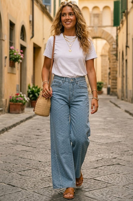 The Zion Polkadot Jeans