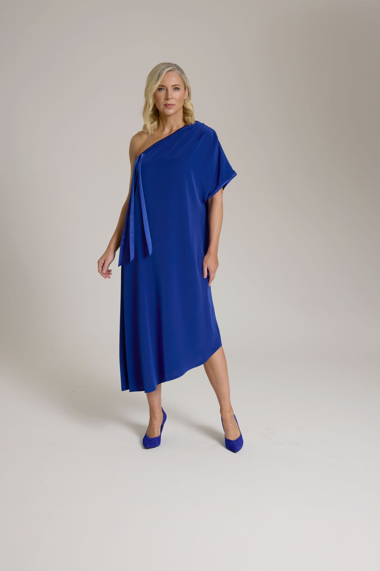 The Crioa Dress in Sapphire by Monessa Joan