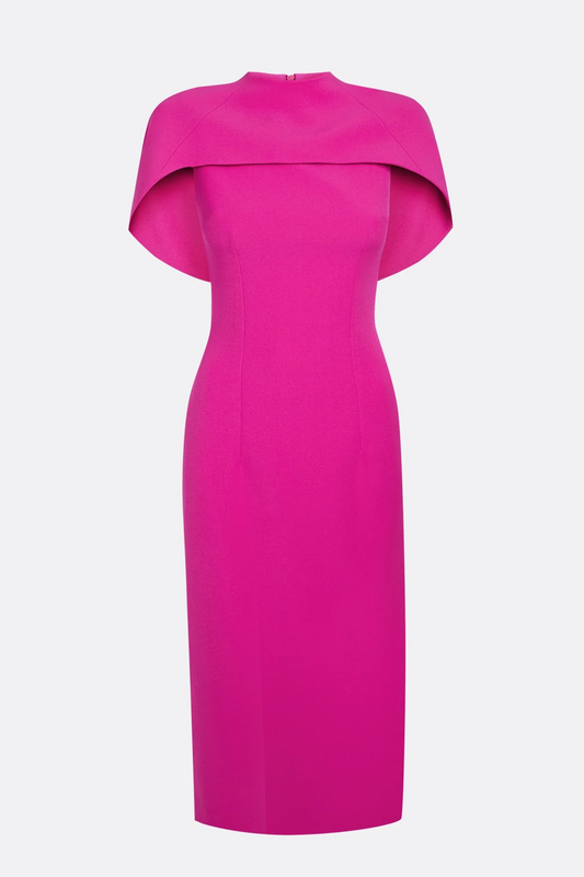 Kalika Wild Strawberry Midi Dress