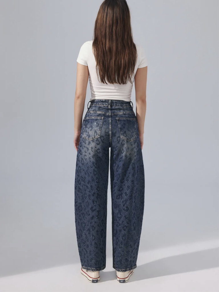 The Liza Leopard Jean