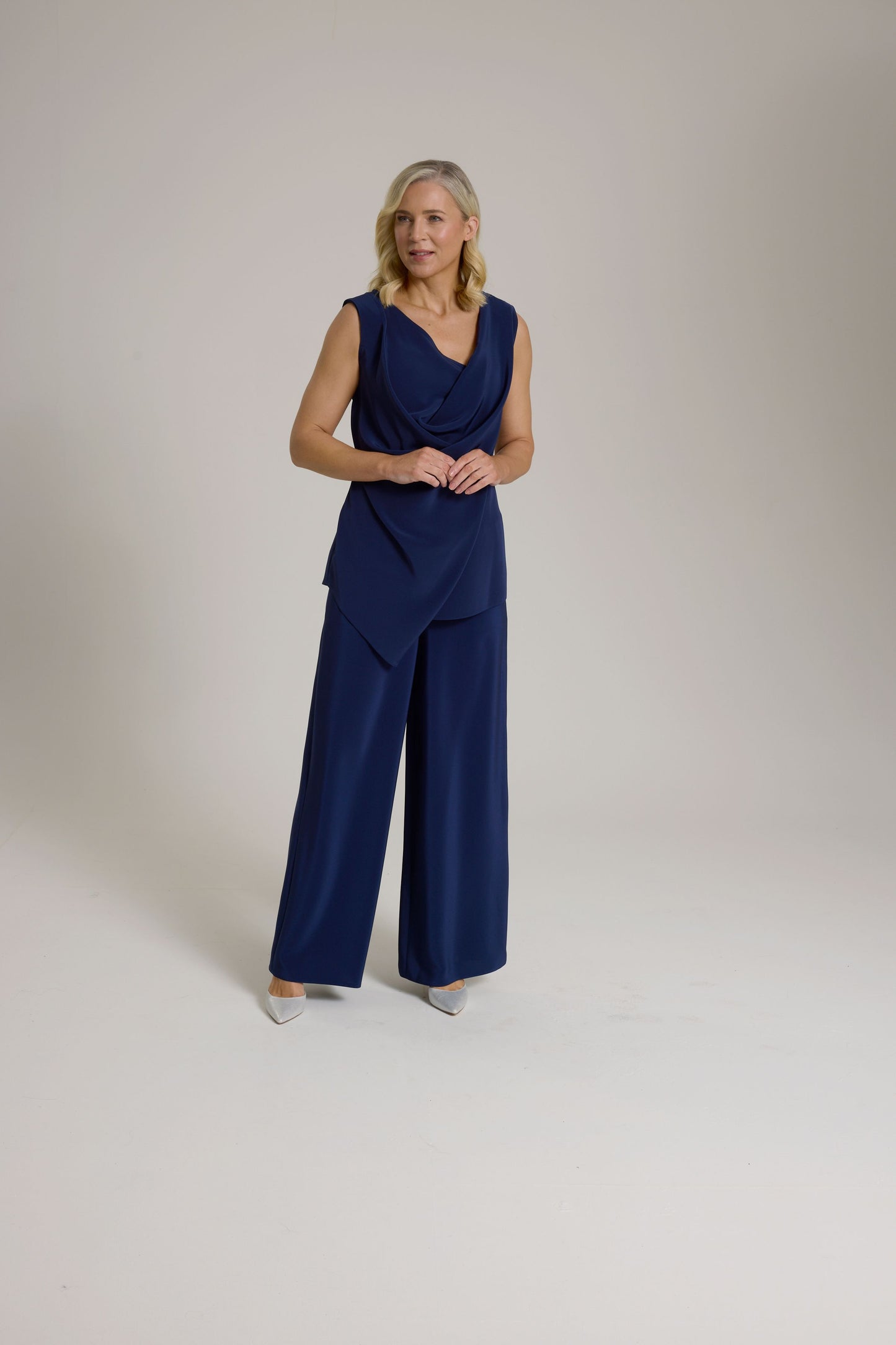 The Saibh Trousers in Navy by Monessa Joan