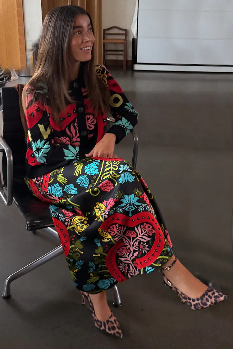 Black Amara Hollie Cardigan