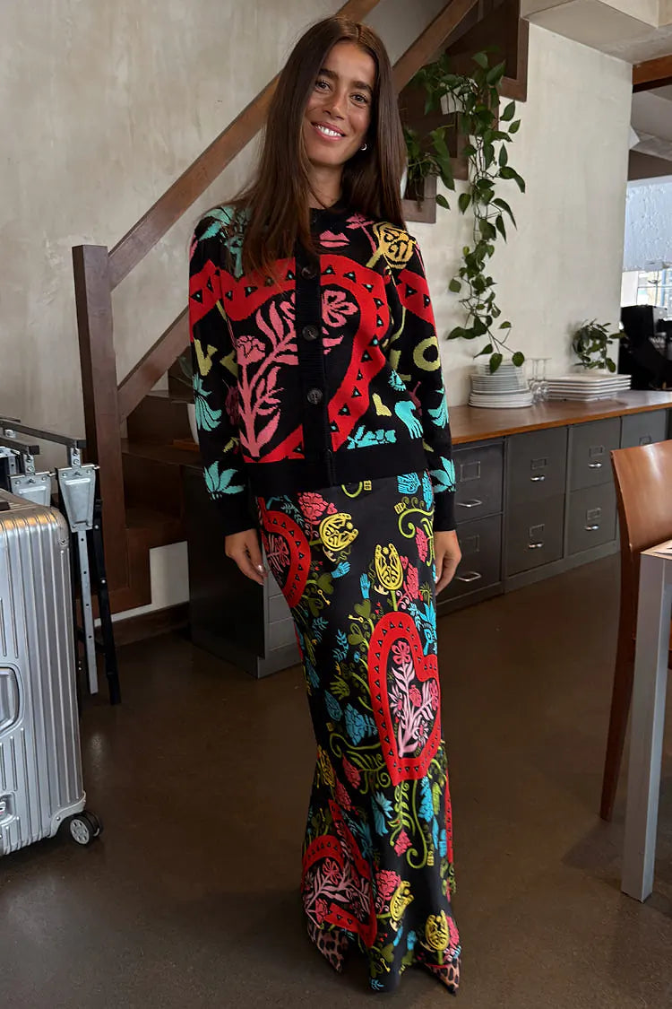 Black Amara Hollie Cardigan