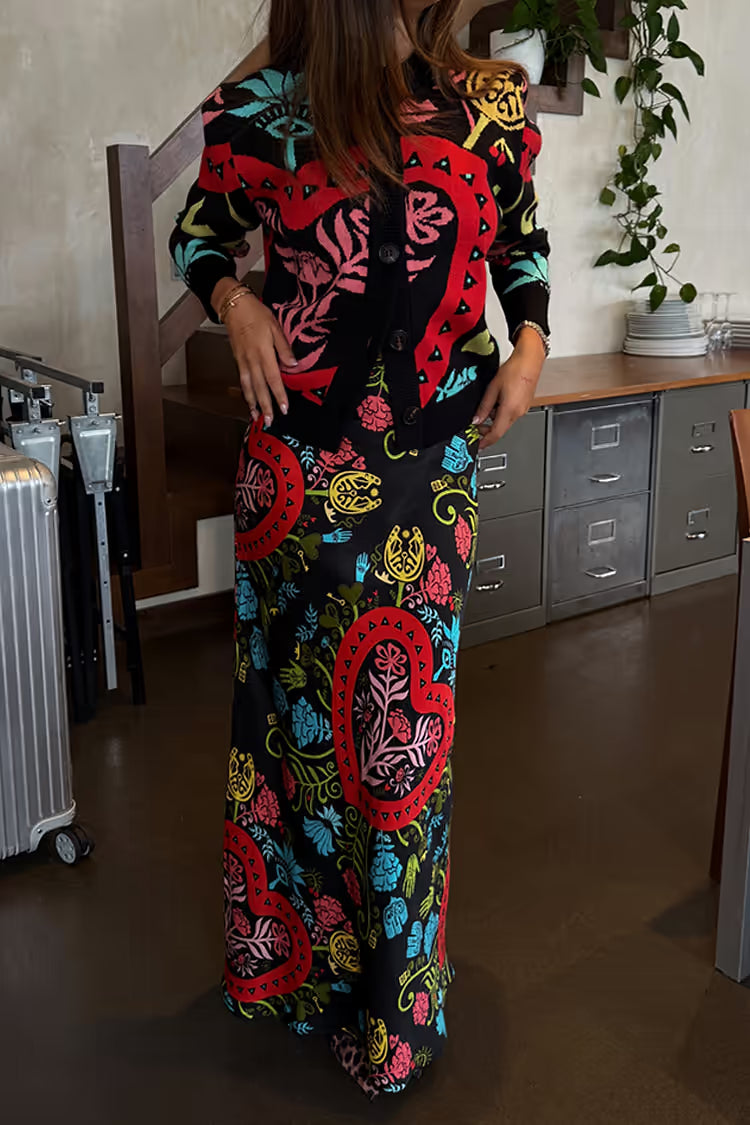 Black Amara Hollie Cardigan