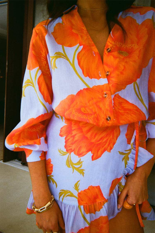 The Miley Shirt in Poppy