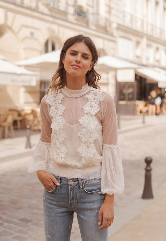 Eliza Lace Top