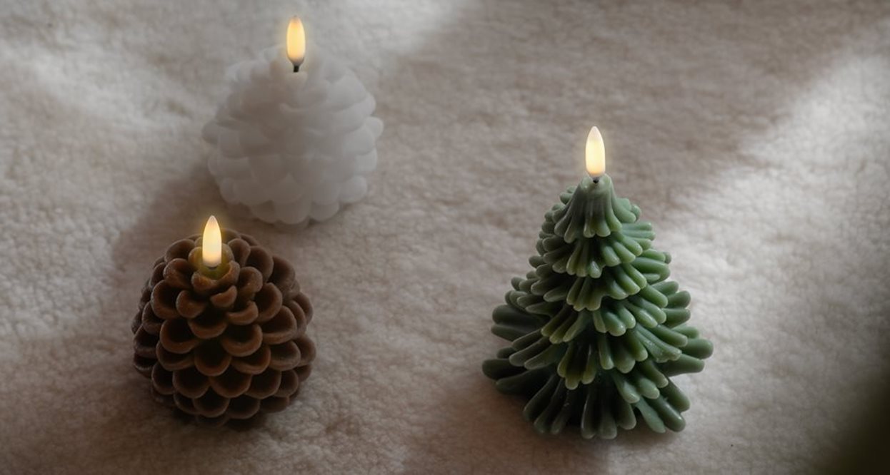 Pine Candle Olive Large