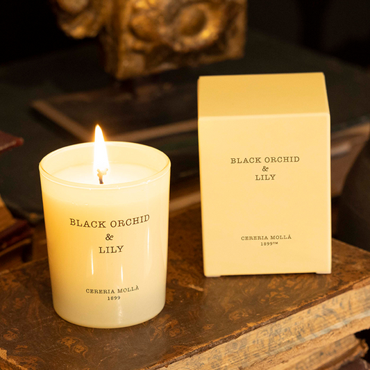 Black Orchid and Lily Candle